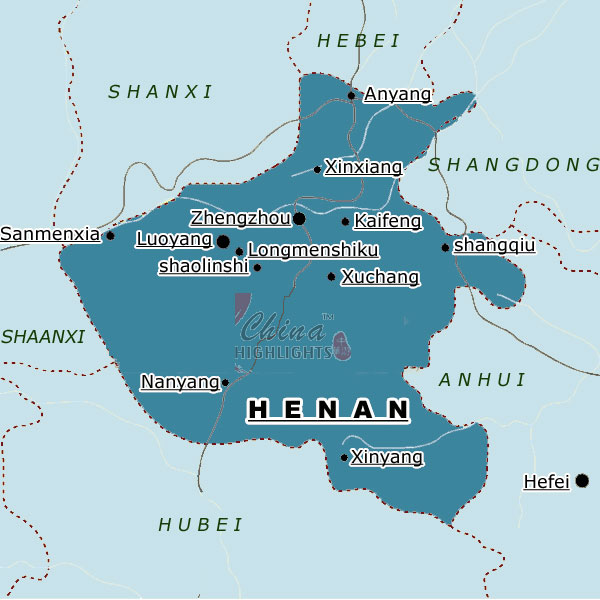 Map of Henan Province